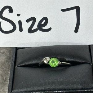 Green Tourmaline cocktail ring!